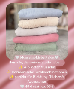 Beispiel Musselin Stoffpaket