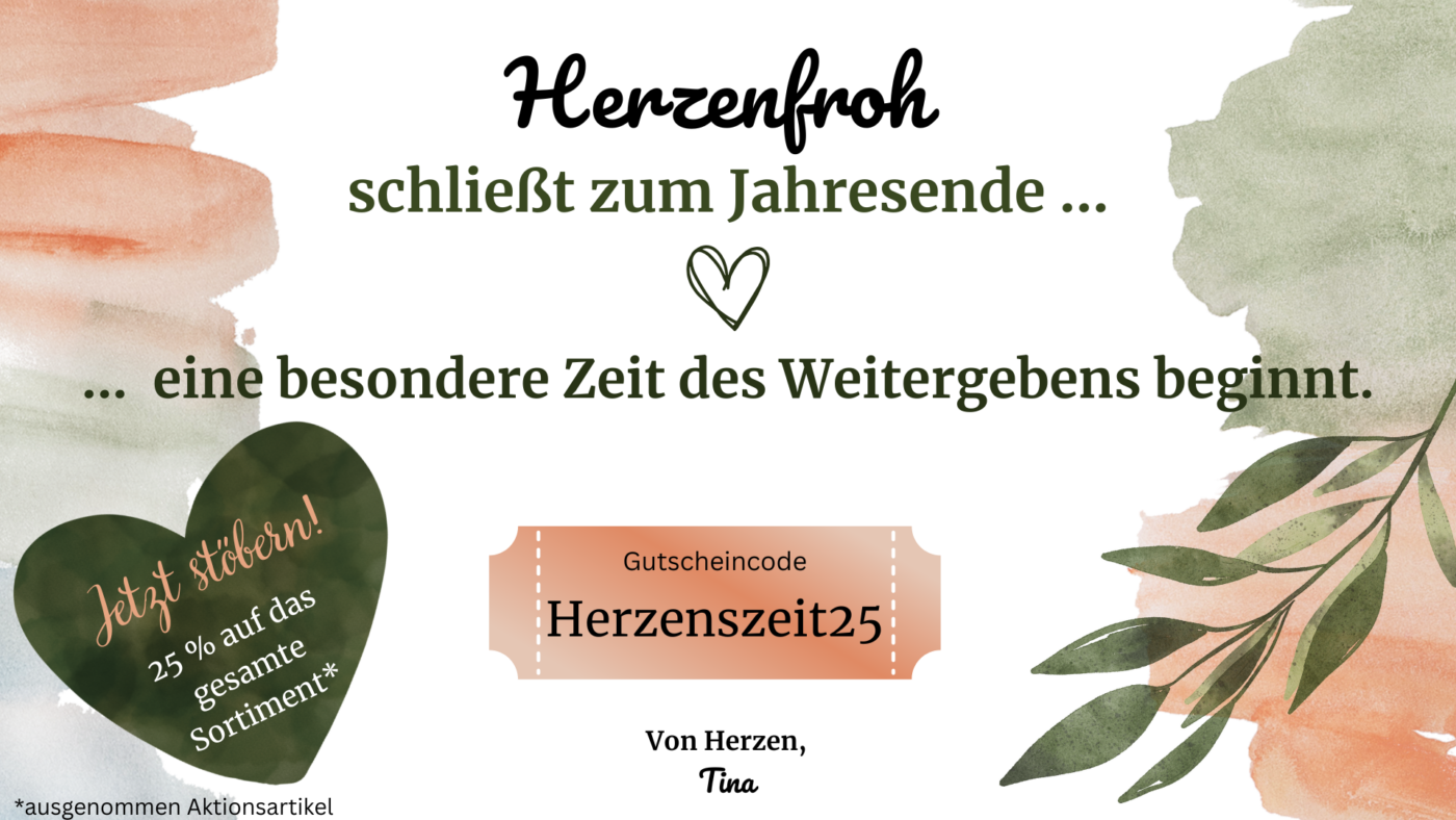 Herzenfroh schließt mit Ende des Jahres