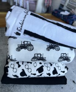 Stoffpaket Schwarz-Weißliebe von Herzenfroh – Bild 3