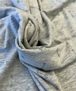 Baumwolljersey ♡ kleine Pfeile mit mintfarbenen Glitzereffekt