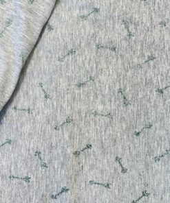 Baumwolljersey ♡ kleine Pfeile mit mintfarbenen Glitzereffekt – Bild 3